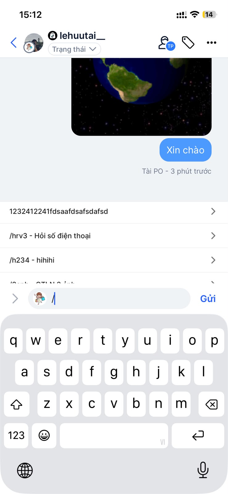 Gửi tin nhắn TikTok Shop trên mobile